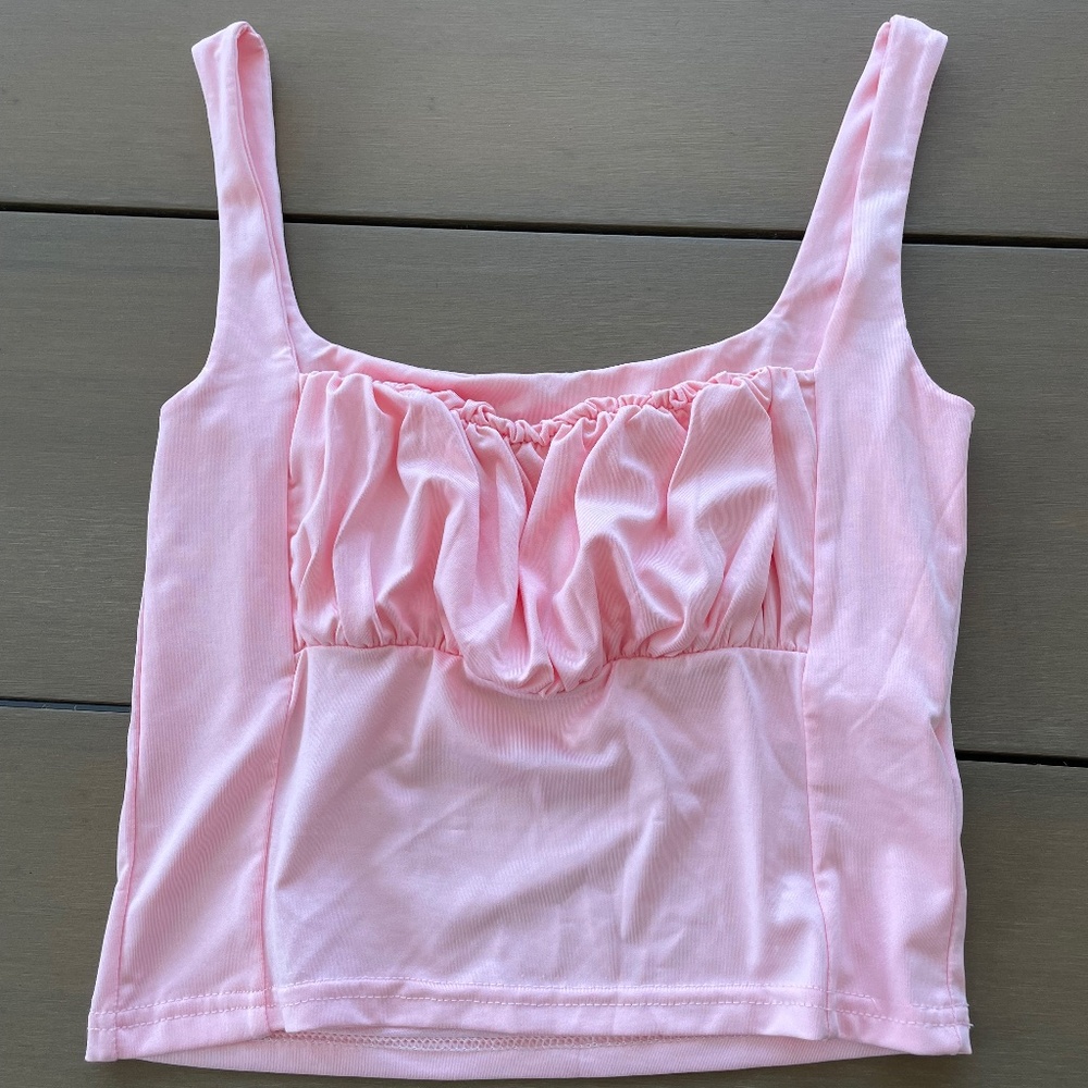 Pink Crop Top